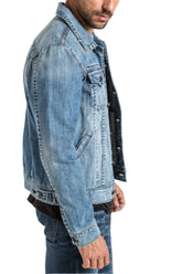 DENIM JACKET IN GREENLAND WASH